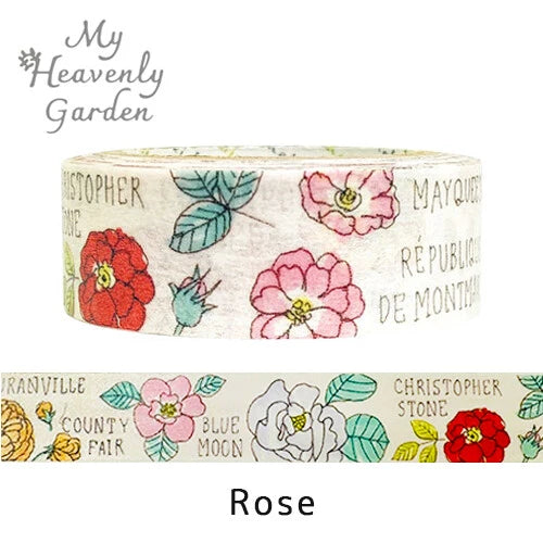 NEW // Heavenly Garden Washi Tape by Shinzi Katoh