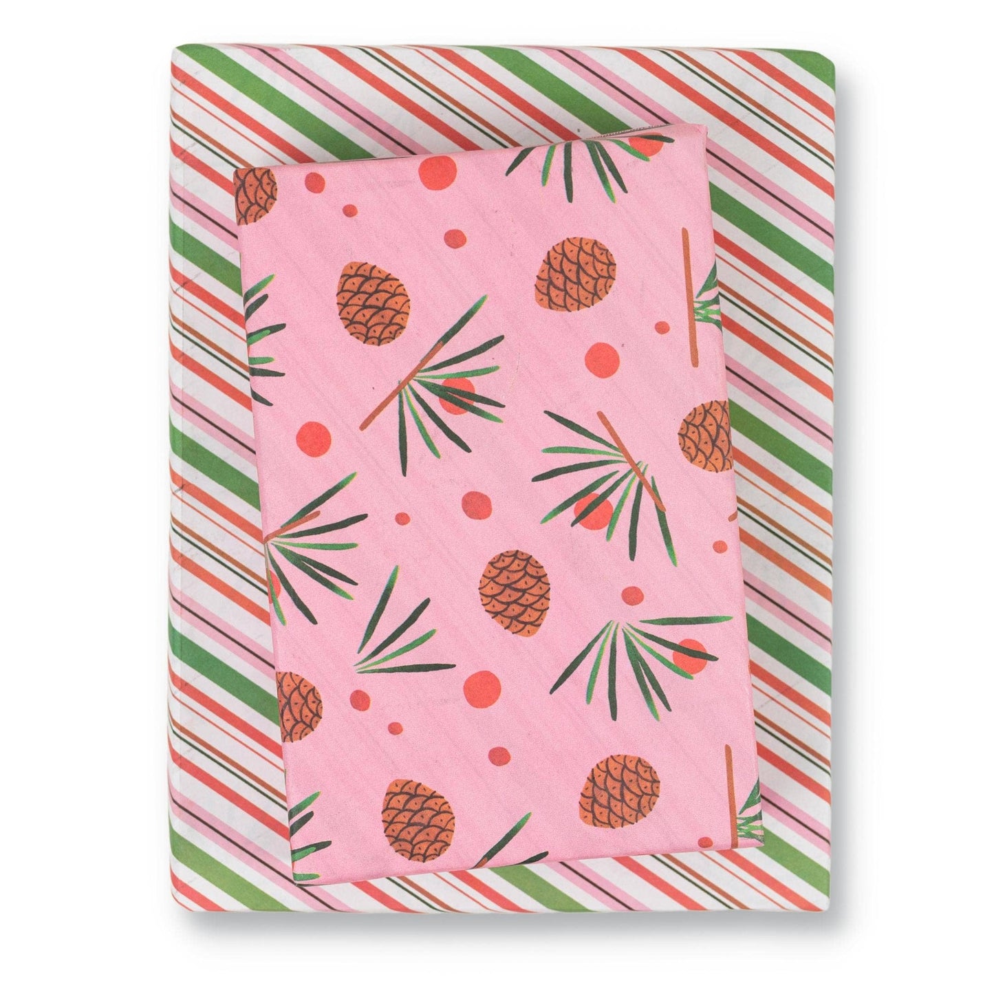 NEW // Pink Pinecones Wrapping Paper