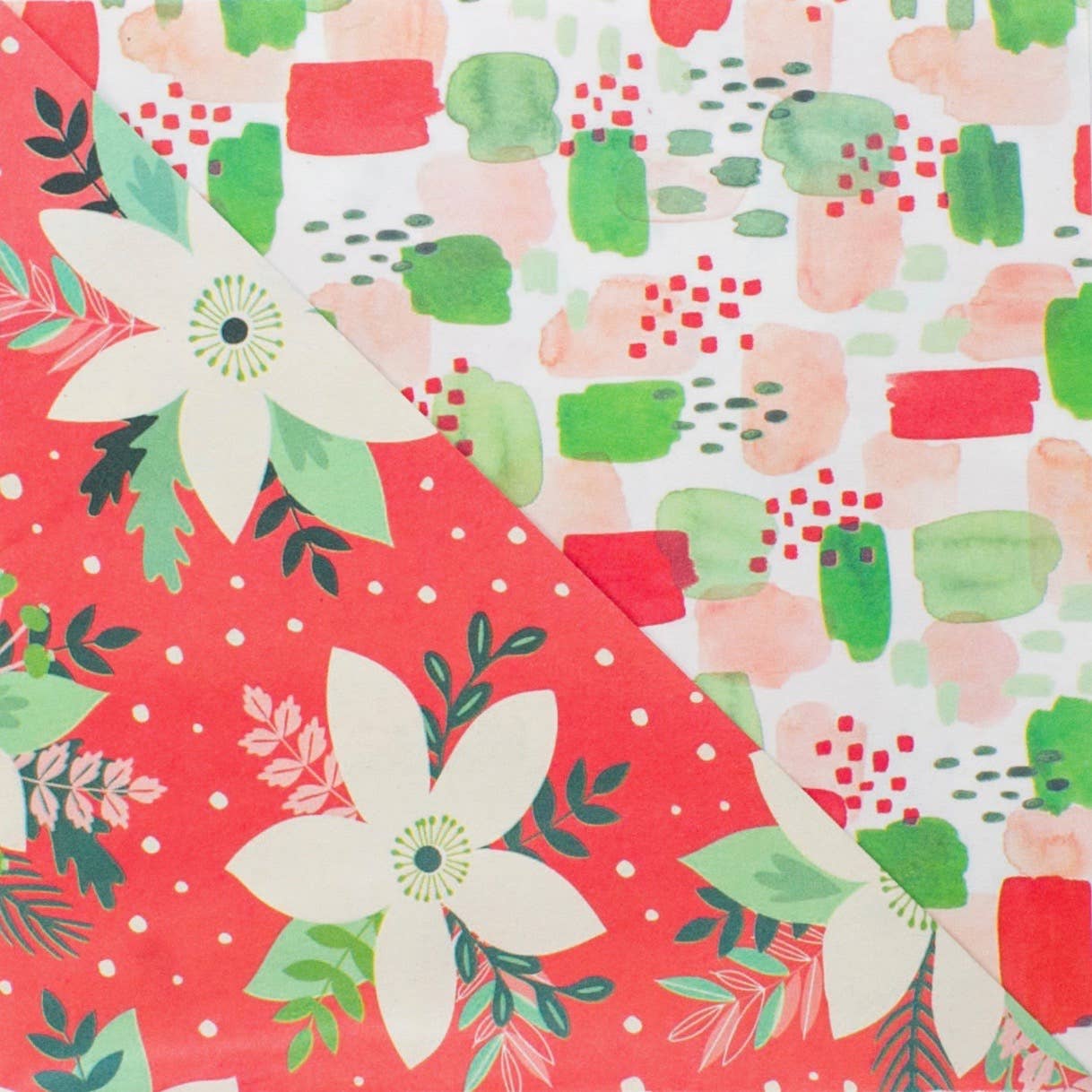 NEW // Pretty Poinsettia Wrapping Paper