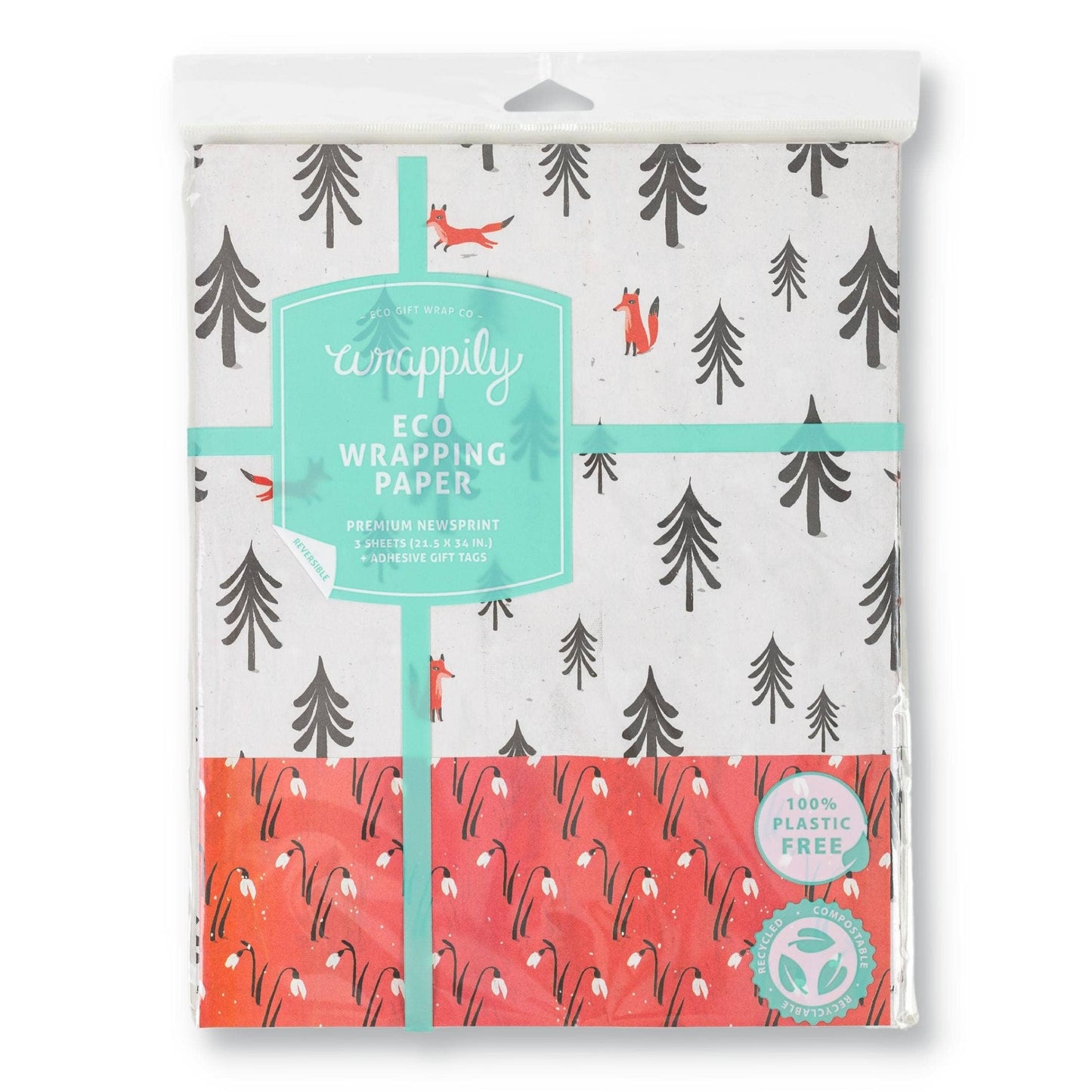 NEW // Fox Forest Wrapping Paper