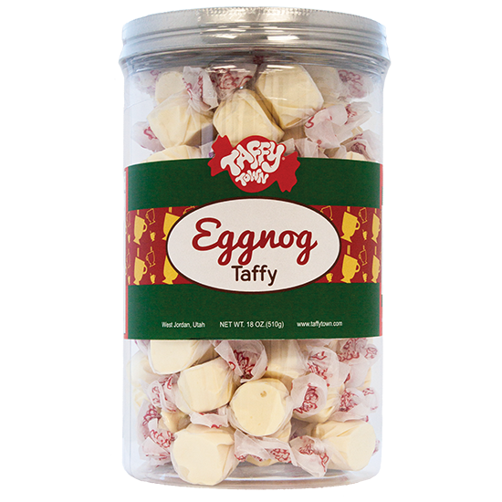 Eggnog Taffy Town Taffy Jar