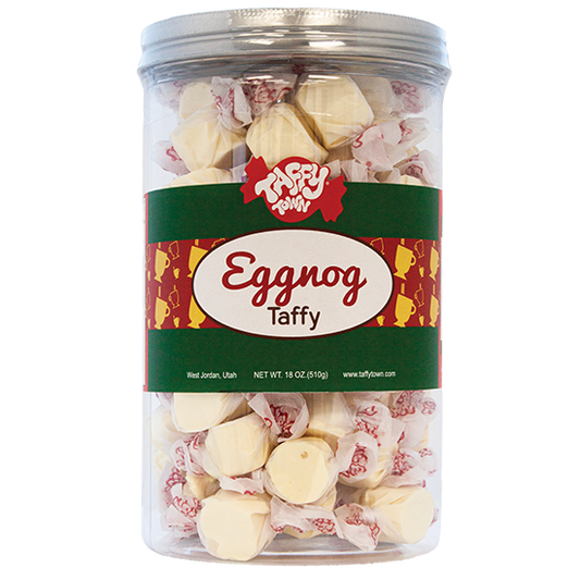 Eggnog Taffy Town Taffy Jar