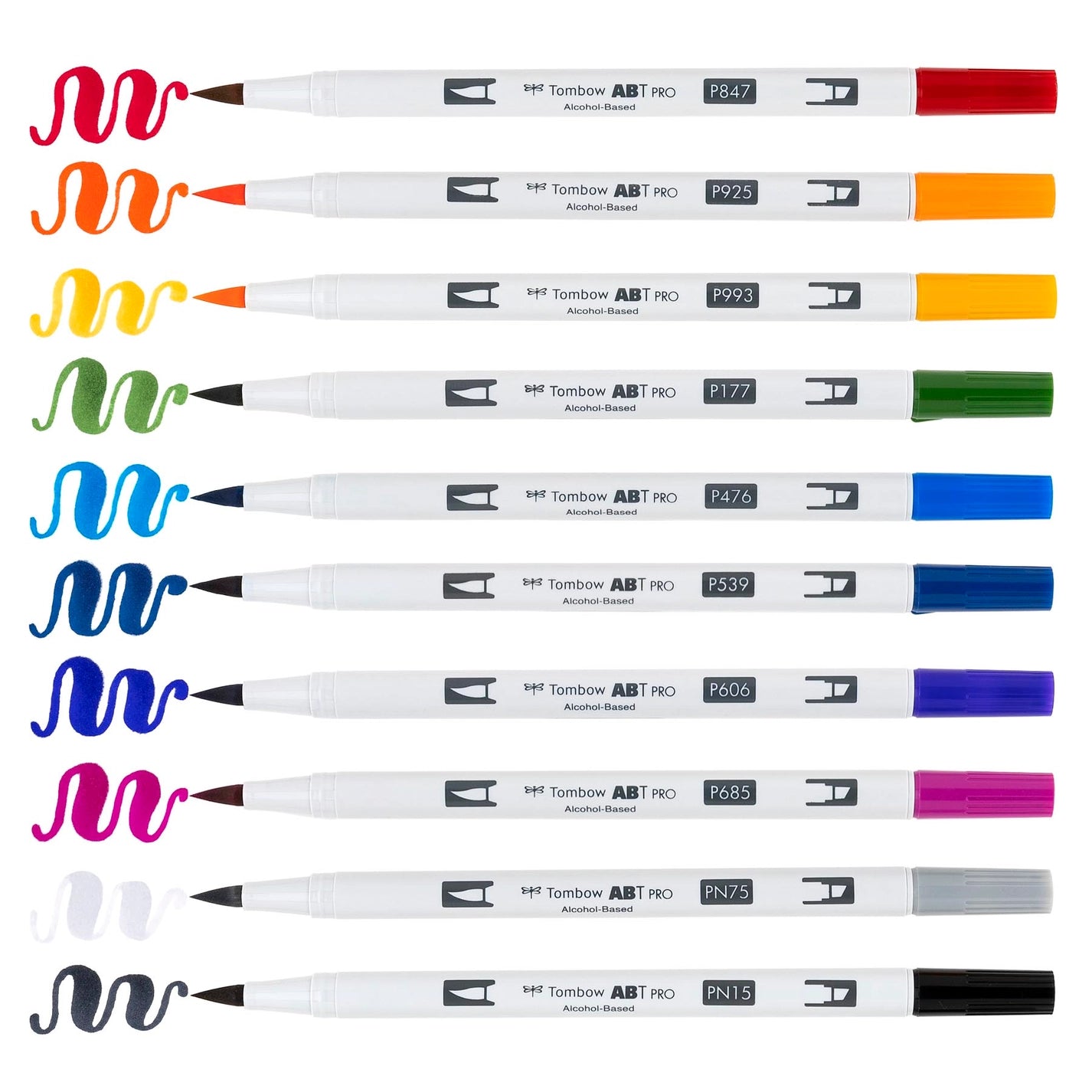 NEW // Tombow ABT Pro Alcohol-Based Art Markers - Bold (10)