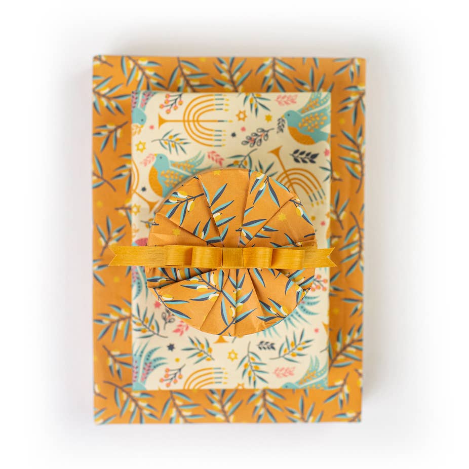 NEW // Hanukkah Doves Wrapping Paper