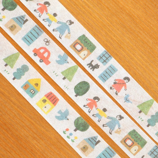 NEW // Town Washi Tape - Watashi-Biyori Series