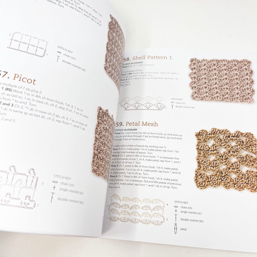 Go Crafty - 101 Crochet Stitches Book