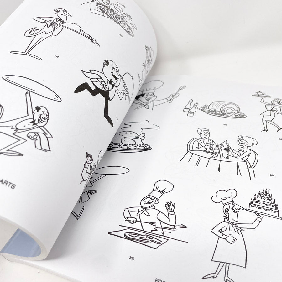 1001 Cartoon-Style Illustrations Book