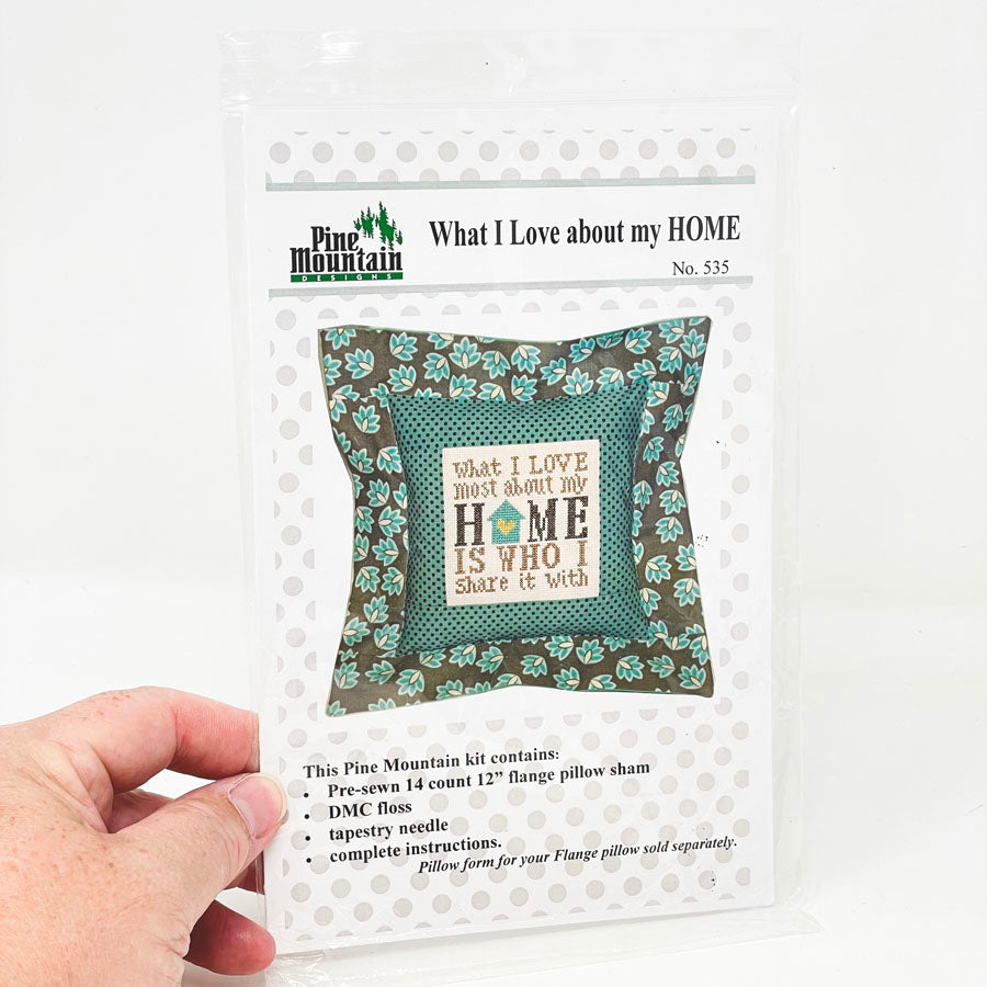 What I Love About My Home - Pine Mountain Cross Stitch Pattern (Pattern Only)