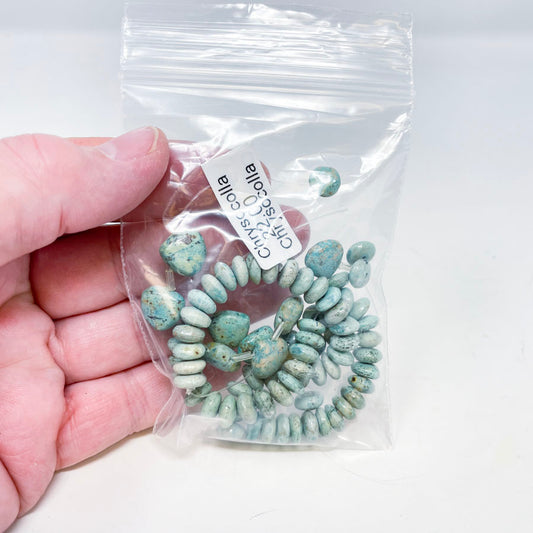 String of Turquoise Chrysocolla