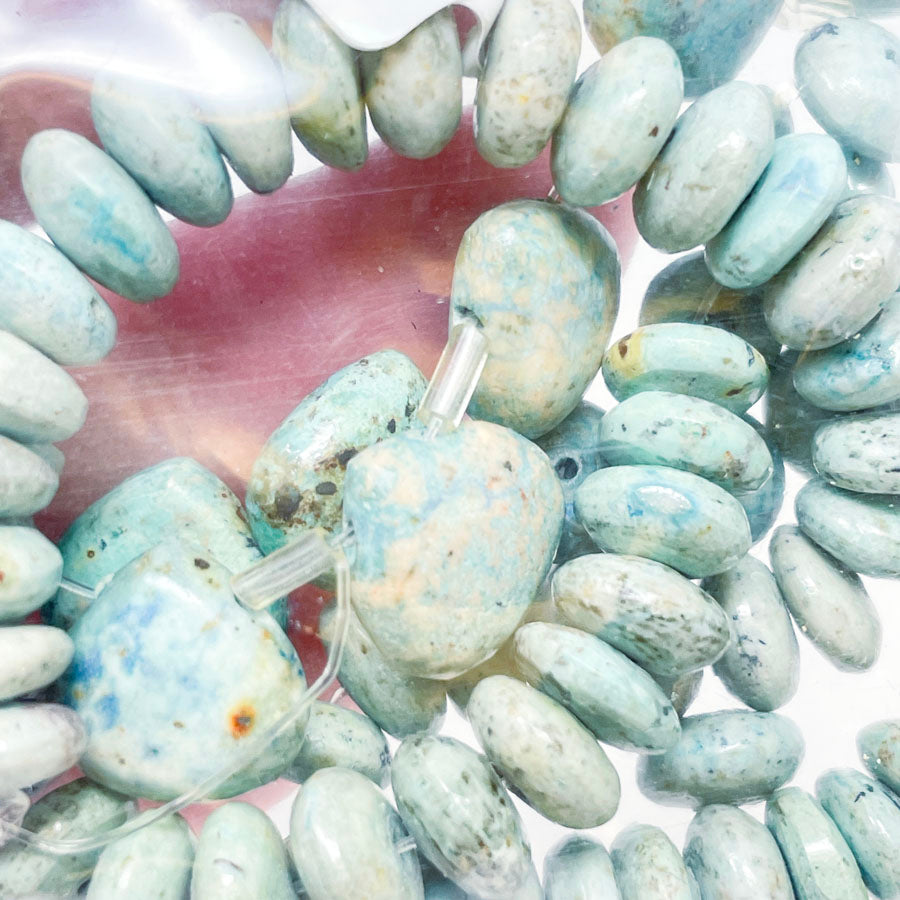 String of Turquoise Chrysocolla