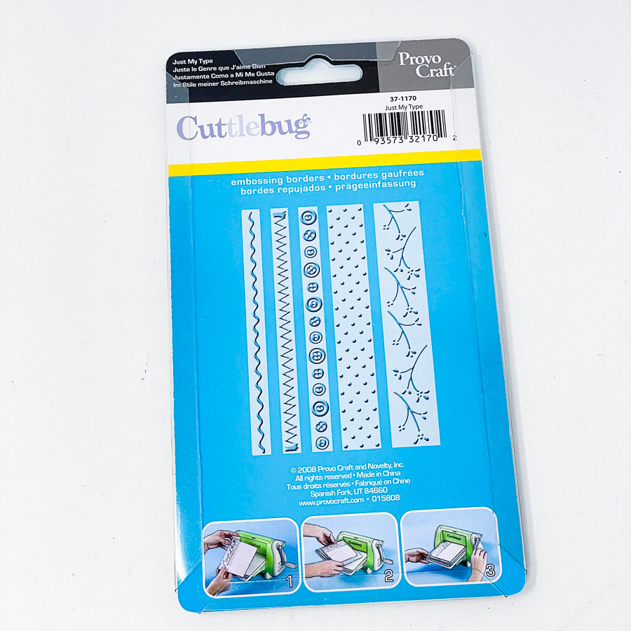 Provo Craft Cuttlebug Embossing Patterns