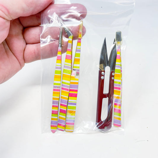 Colorful Tweezers and Nippers