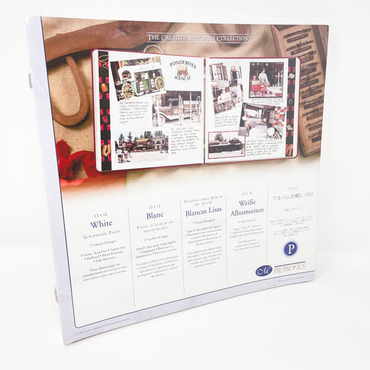 Creative Memories Collection 12" x 12" White Pages