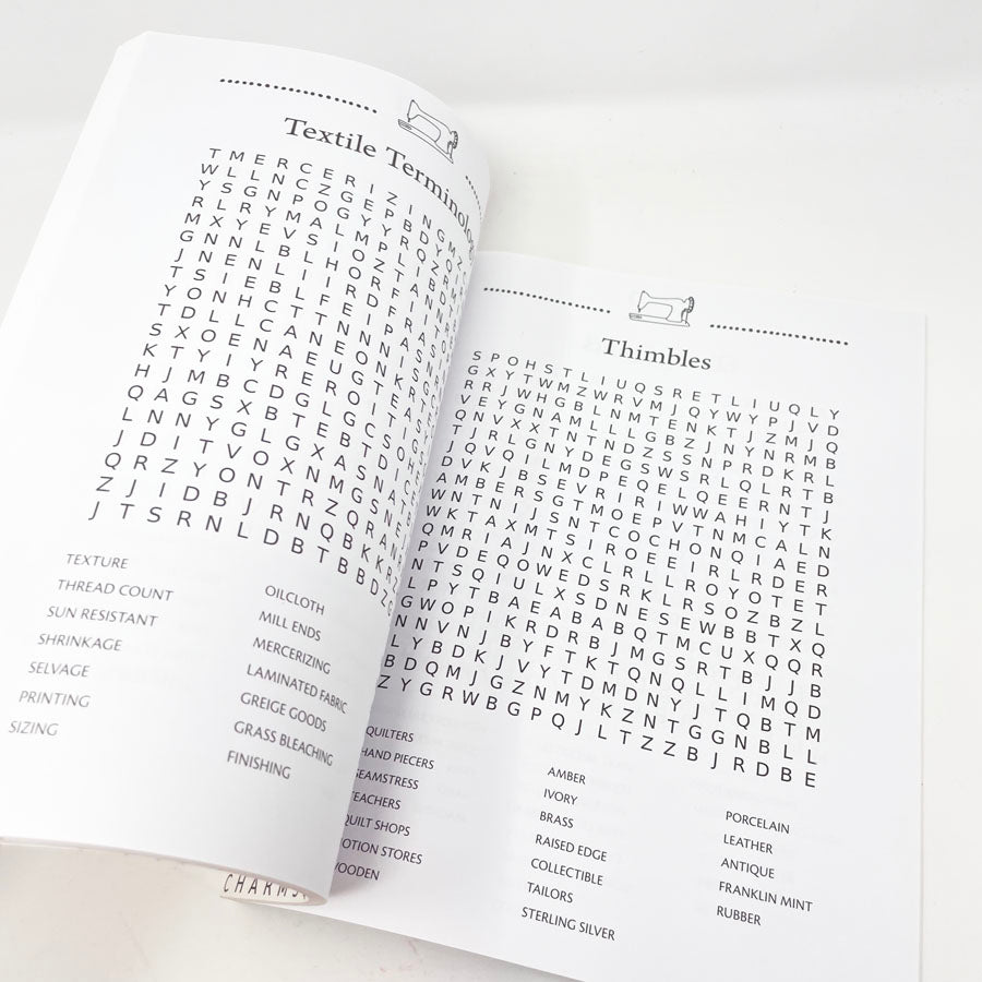 "Happy Quilter Word Search" by Pat Yamin