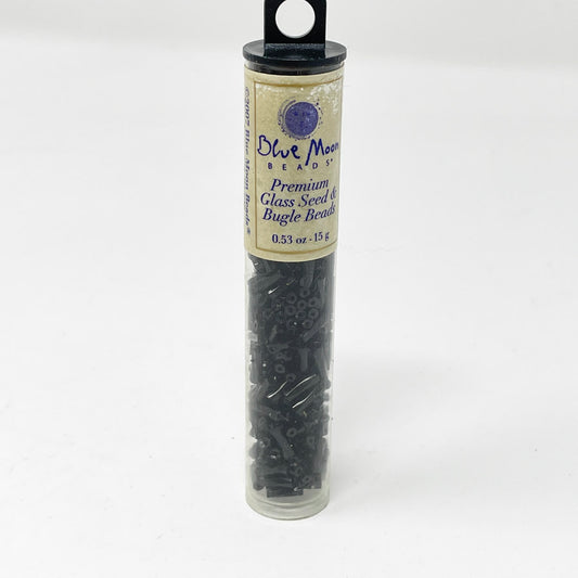 Blue Moon Premium Glass Seed & Bugle Beads - Black