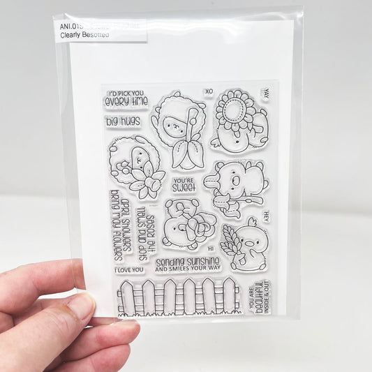 Flower Plushies Clear Stamps by Clearly Besotted