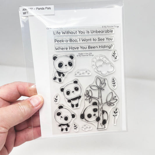 Panda Pals Clear Stamps and Dies - My Favorite Things