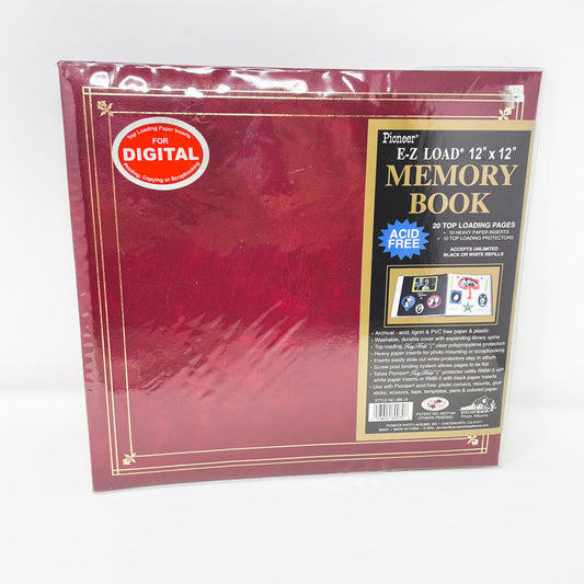 Pioneer Memory Book - Red