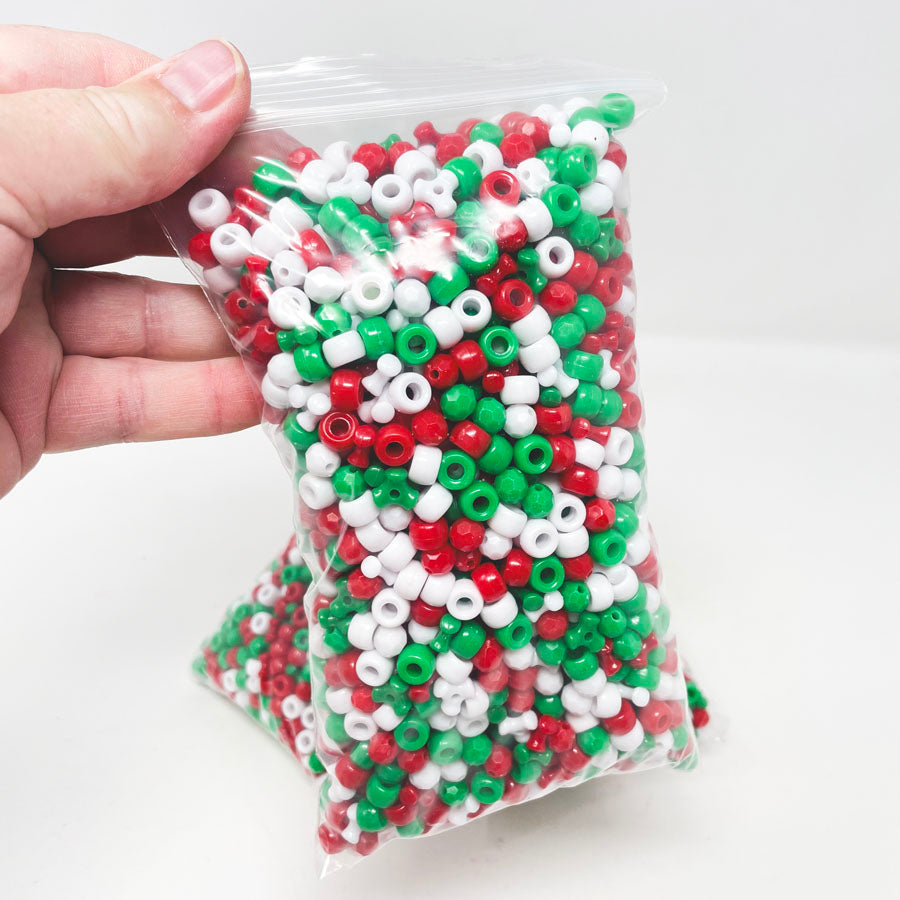 Christmas Colors Kids Bead Mix