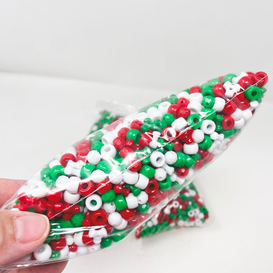 Christmas Colors Kids Bead Mix