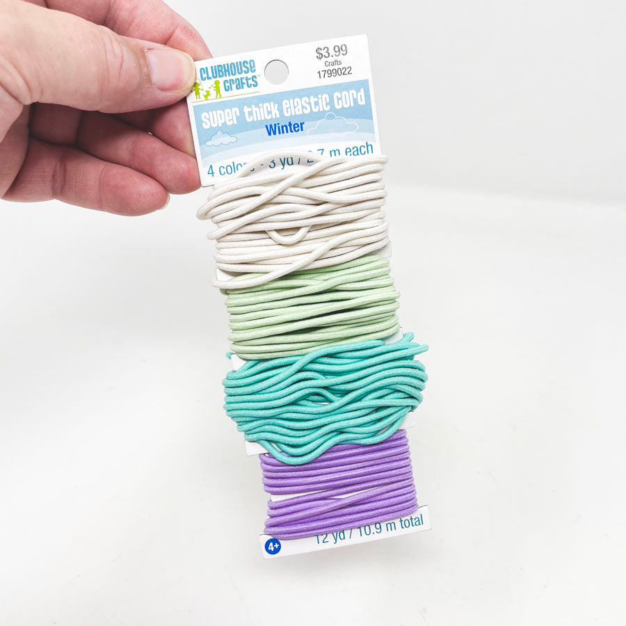 Clubhouse Crafts Thick Elastic Cord - Winter