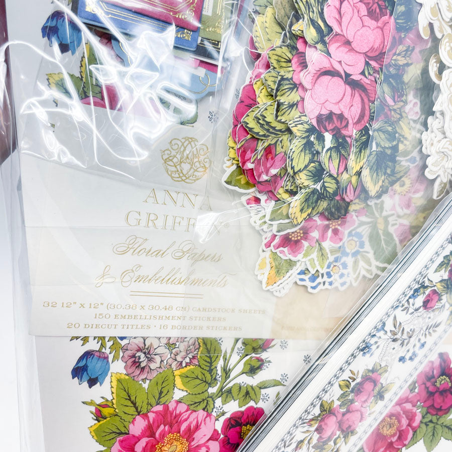 Anna Griffin Floral Paper & Embellishments