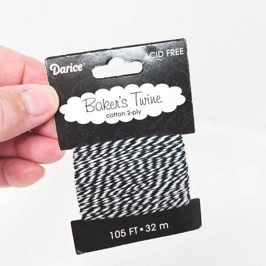 Baker's Twine - Black and White