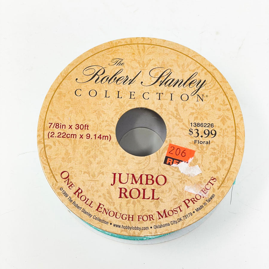 The Robert Stanley Collection Jumbo Ribbon Roll 7/8" - Green