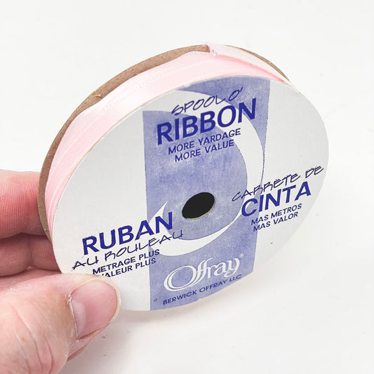 Offray Spool O' Ribbon 1/4" - Pink