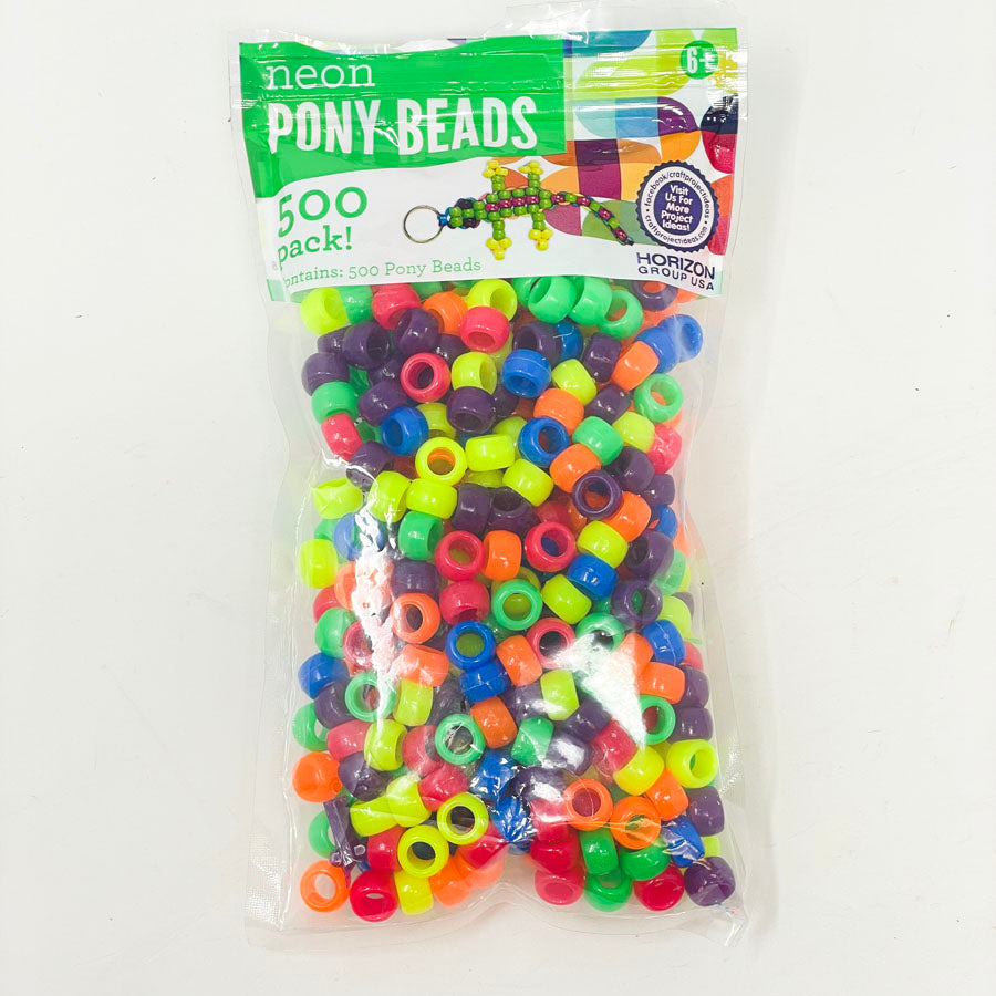 Horizon Neon Pony Beads