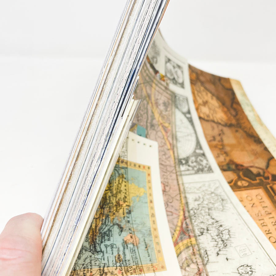 Antique Map Theme Paper Stack 12" x 12"