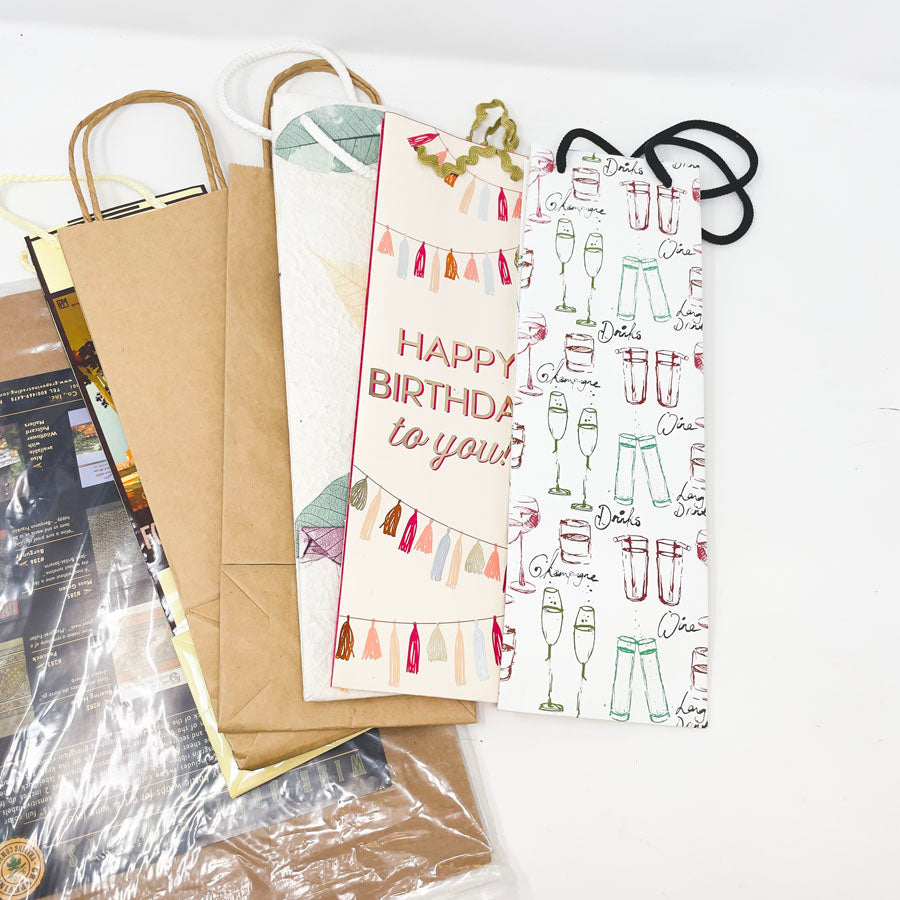 Wine Gift Wrap & Bags Bundle