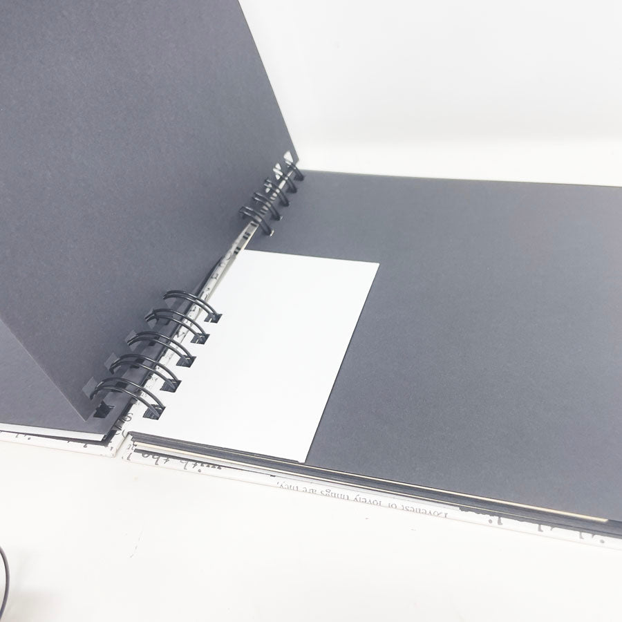 Blank Journal with Black Pages