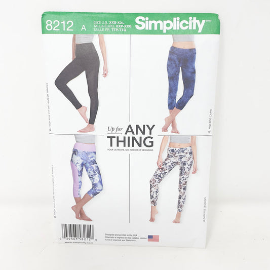 8212 Pant Pattern (XXS-XXL)- Simplicity - 2019