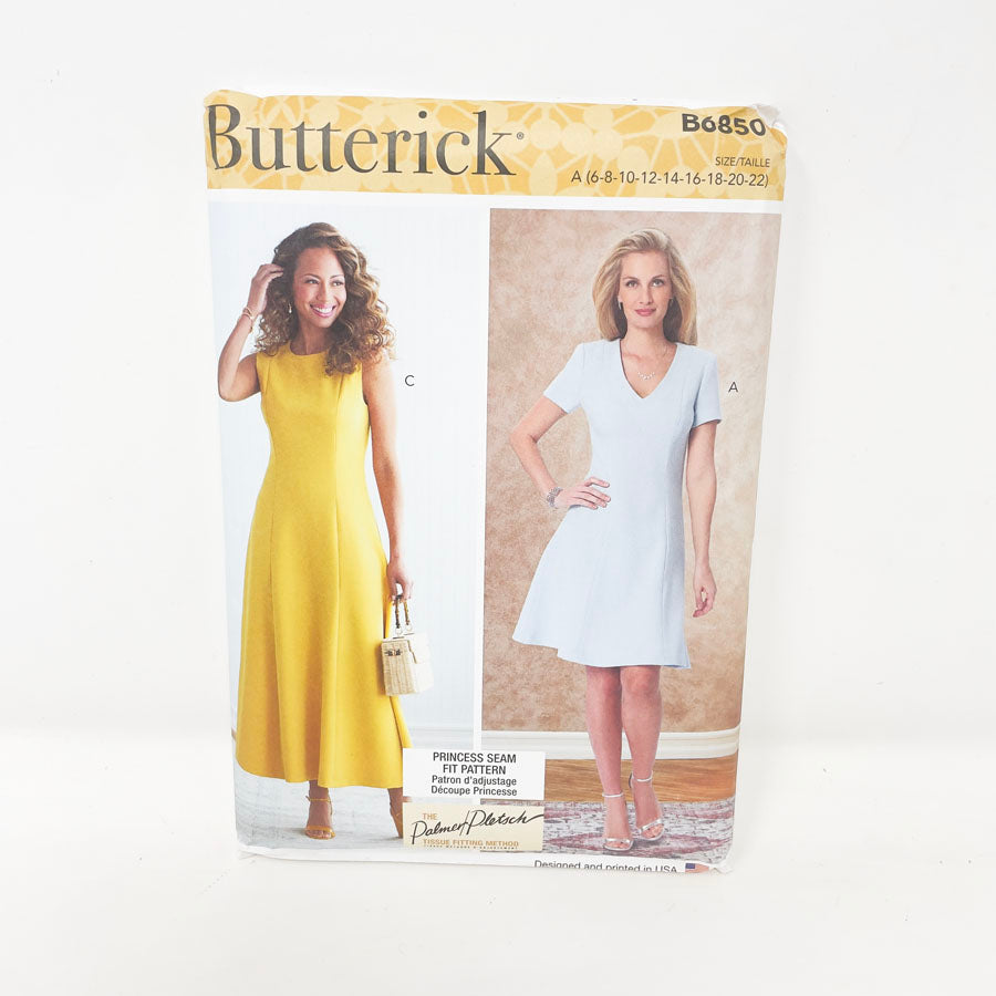 B6850 Dress Pattern (6-22)- Butterick - 2021