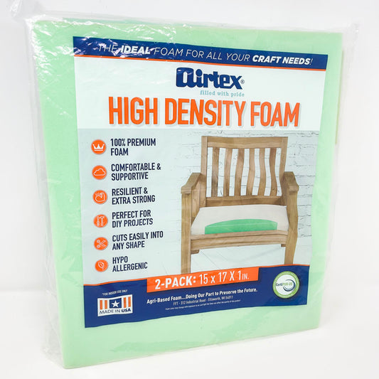 Airtex 15" x 17" High Density Foam Chair Pads