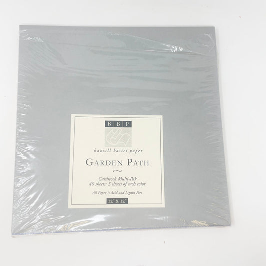 Garden Path - Bazzill 12" x 12" Cardstock Pack