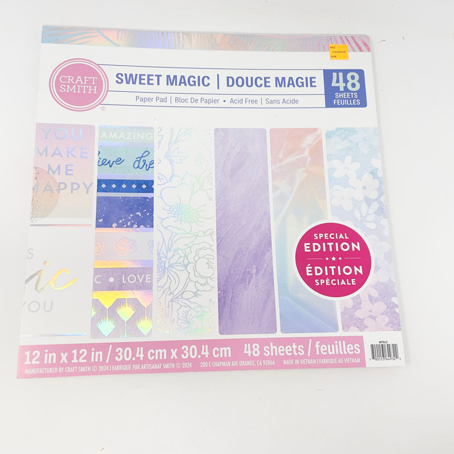 Sweet Magic - Craft Smith 12" x 12" Paper Pad