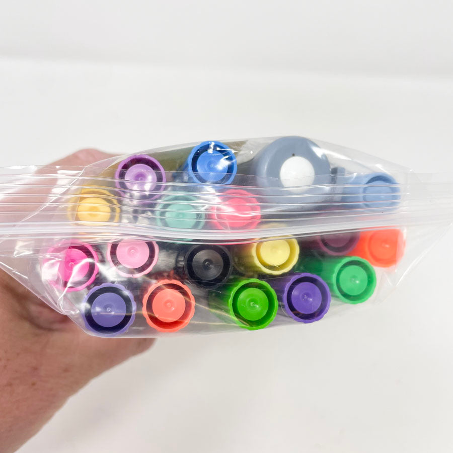 Marvy Uchida Brush Tip Fabric Markers (18)