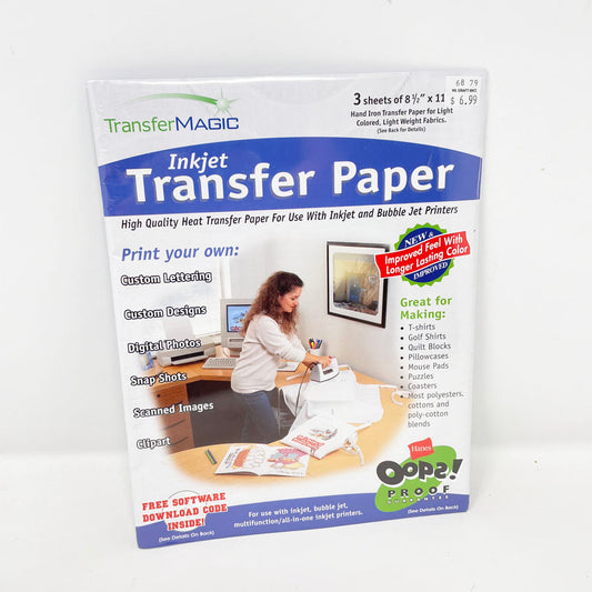 Transfer Magic InkJet Transfer Paper