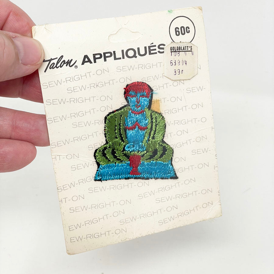 Talon 1971 Iron-On Buddha Patch