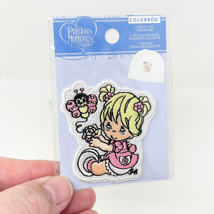 Precious Moments Iron-On Little Girl Patch