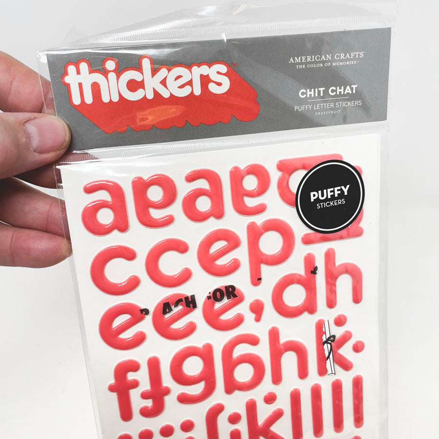 Thickers Chit Chat Puffy Stickers