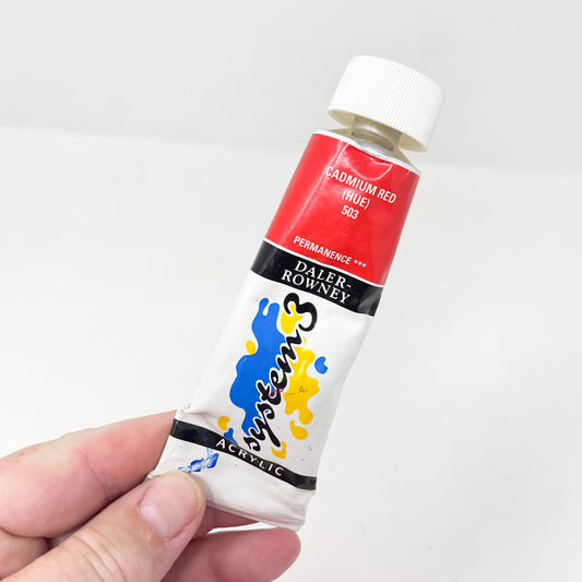 Daler-Rowney System3 Acrylic Paint - Cadmium Red 503