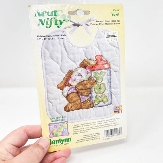 Neat & Nifty Cross Stitch Bib Kit