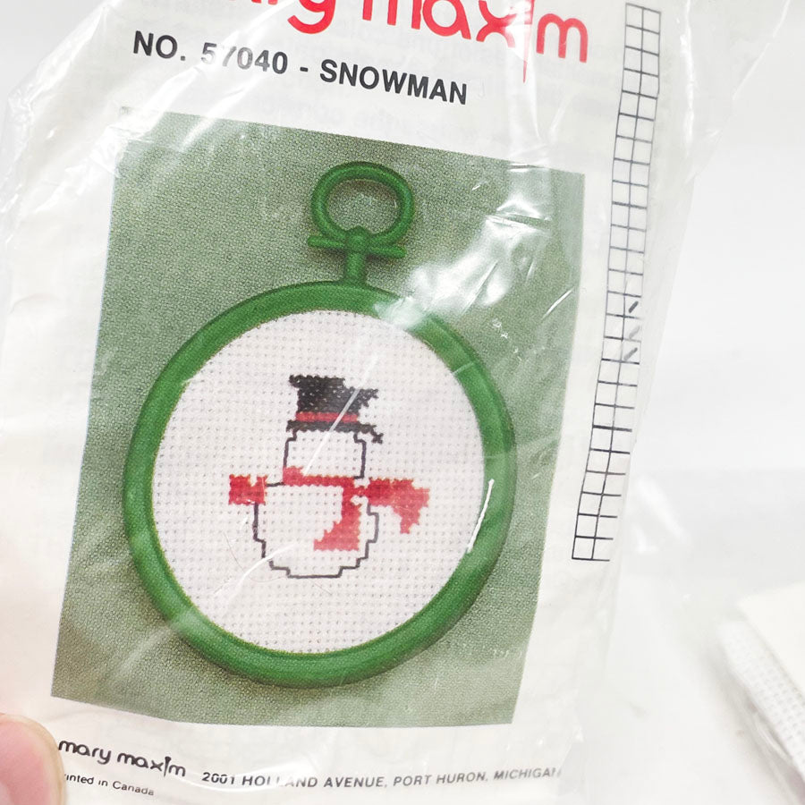 Mary Maxim Christmas Cross Stitch Kits