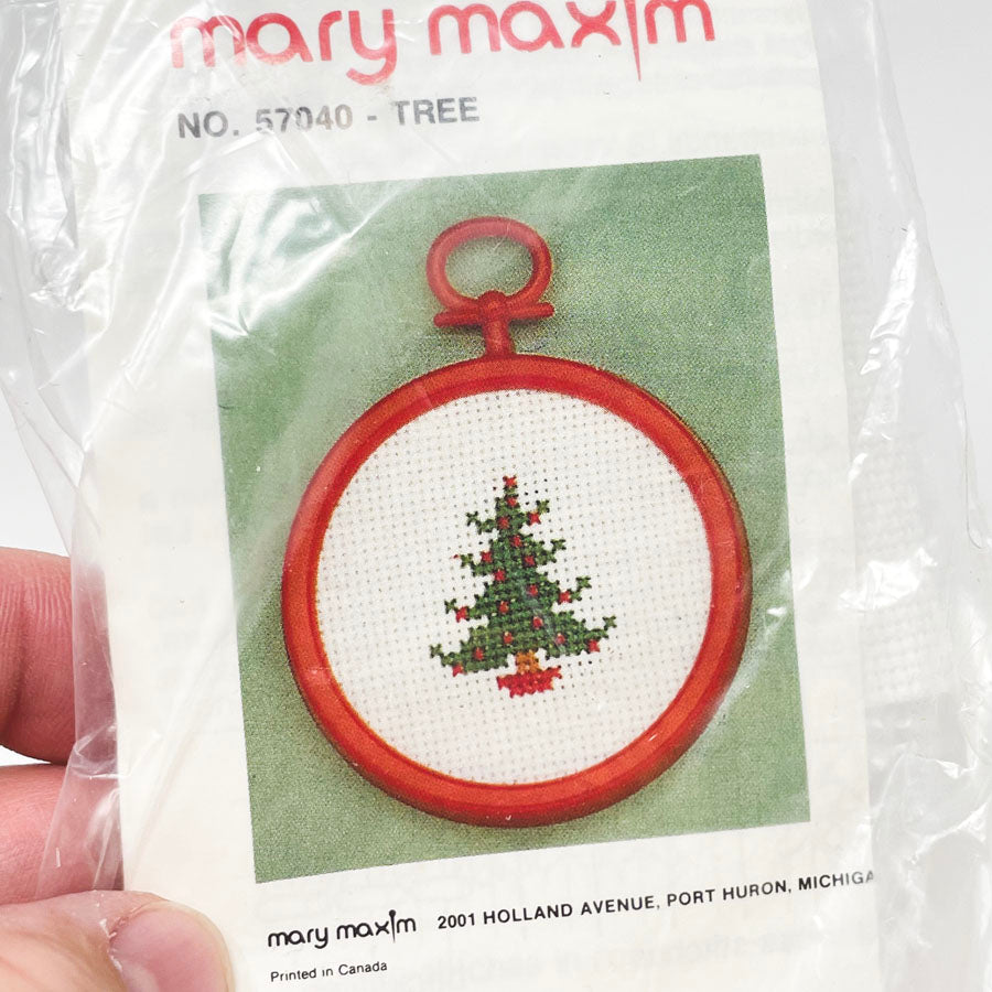 Mary Maxim Christmas Cross Stitch Kits