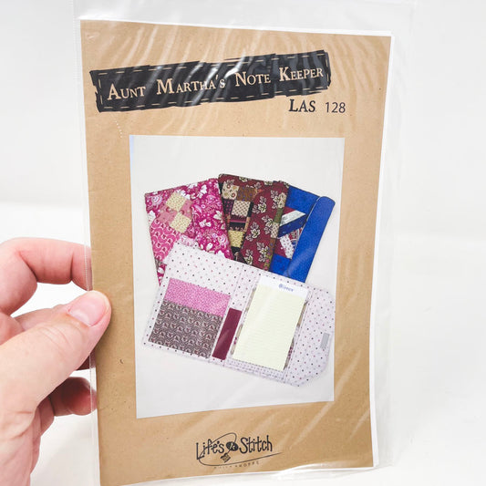 Aunt Martha's Note Keeper Quilt Pattern by Life's A Stitch