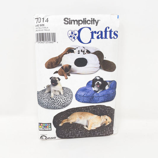 Simplicity Crafts Dog Bed Pattern 7014