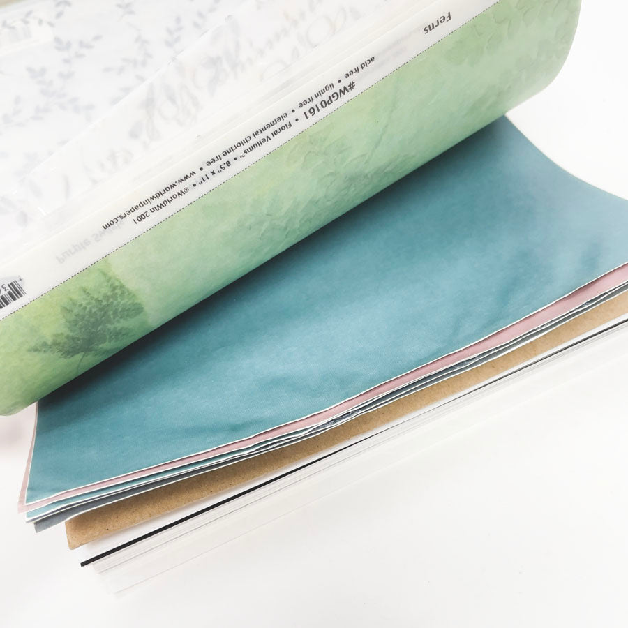 Pack of Assorted Vellum Sheets